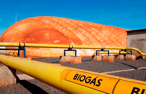 Tubulação para Biogás